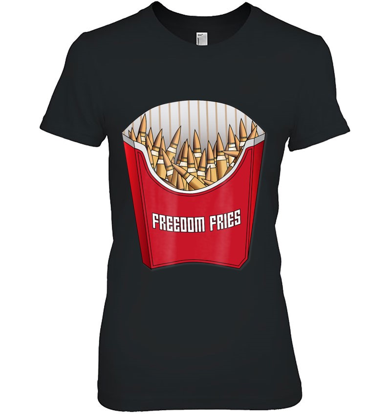 2Nd Amendment Freedom Fries Ammo Army Hoodie