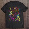 80'S Paint Splash Tshirt Vintage Retro Color Shirt Tee