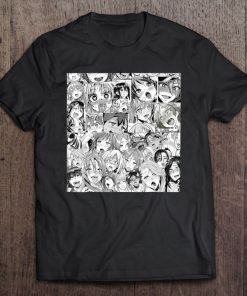 Ahegao Otaku Anime Dripping Drooling Anime Weeb Love Tee