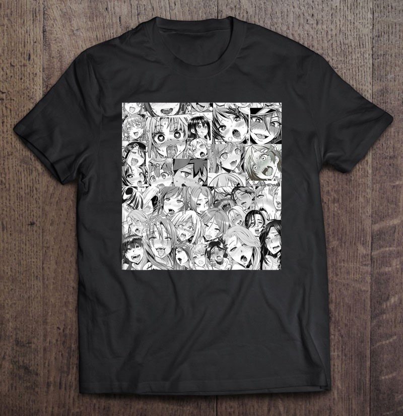 Ahegao Otaku Anime Dripping Drooling Anime Weeb Love Shirt