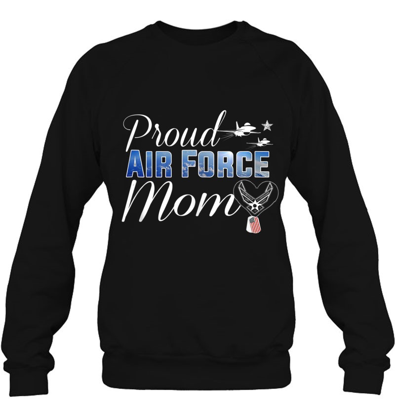 Air Force Mom Shirt - Proud Air Force Mom Gift Tank Top Mugs