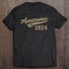 Awesome Since 1924 Old School Baseball 96Th Birthday Gift Tee