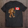 Bigfoot Canadian Flag Shirt - Funny Canada Shirts Tee