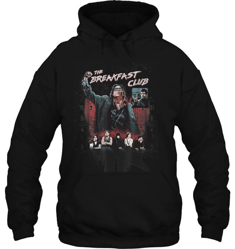 Breakfast Club Vintage Main Cast Logo Graphic Hoodie