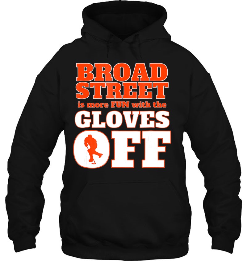 Broad St. Is More Fun With The Gloves Off Hockey Tee Mugs