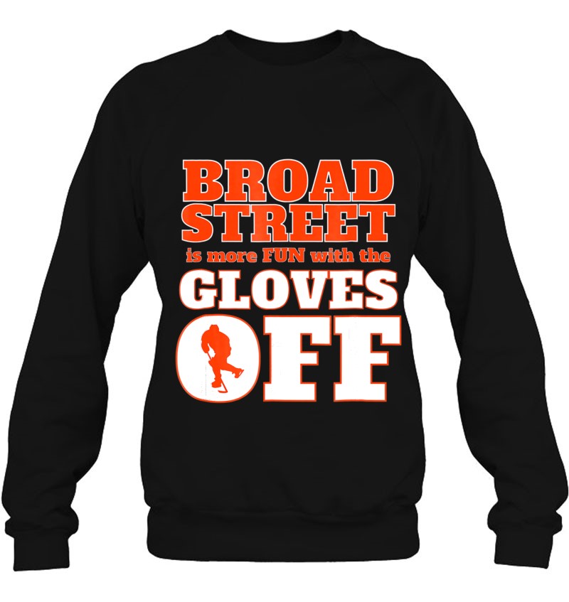 Broad St. Is More Fun With The Gloves Off Hockey Tee Mugs