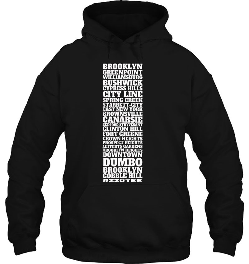 Brooklyn New York City Areas Of Bklyn 718 Hoodie