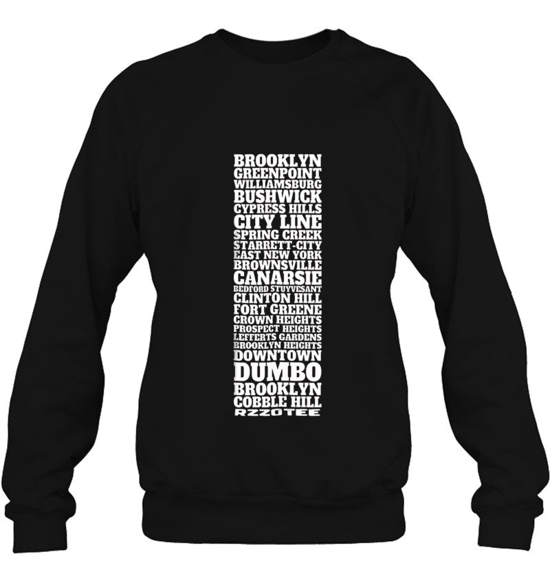 Brooklyn New York City Areas Of Bklyn 718 Sweatshirt