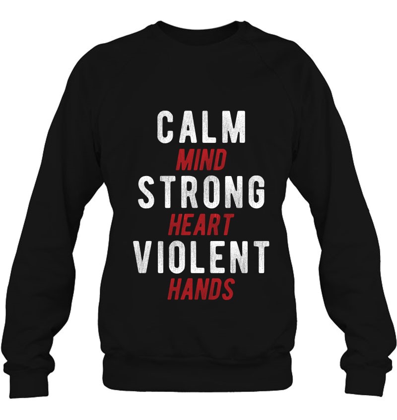 Calm Mind Strong Heart Violent Hands Viking Mugs