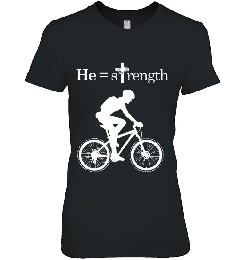 Christian Cycling - Bicycling Tshirt Ladies Tee