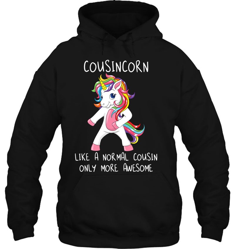 Cousincorn Like A Cousin Only Awesome Flossing Unicorn Tee Mugs