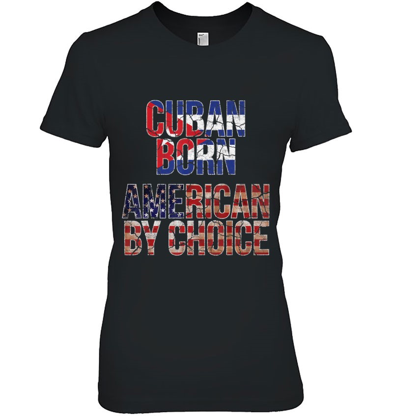 Cuban Born American By Choice National Flag Hoodie