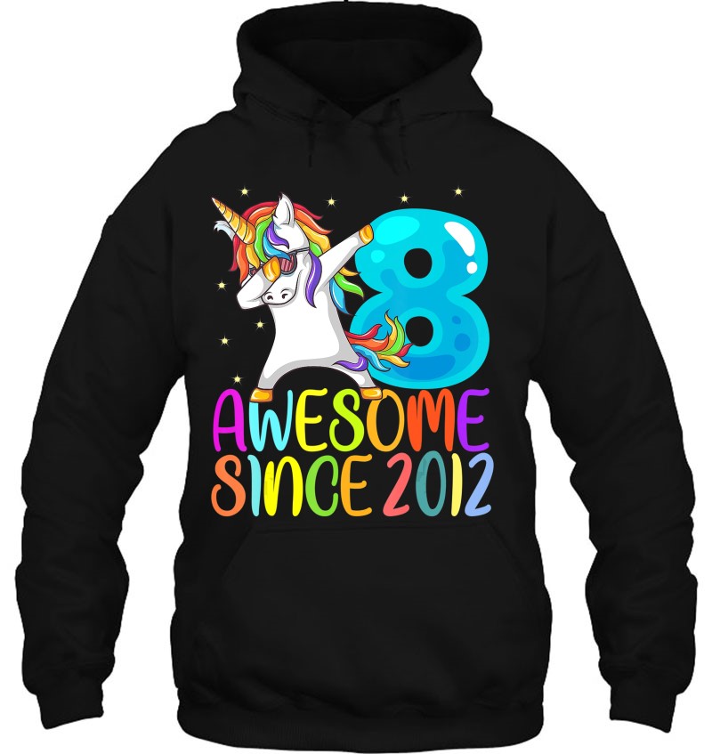 Dabbing Unicorn Awesome Since 2012 - 8Th Birthday Mugs