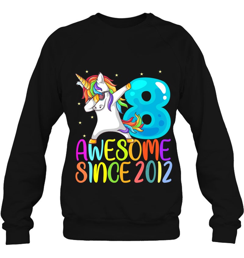 Dabbing Unicorn Awesome Since 2012 - 8Th Birthday Mugs