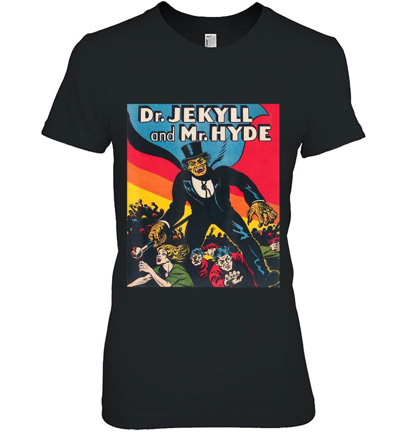 Dr. Jekyll & Mr. Hyde -Retro Halloween Monster Hoodie