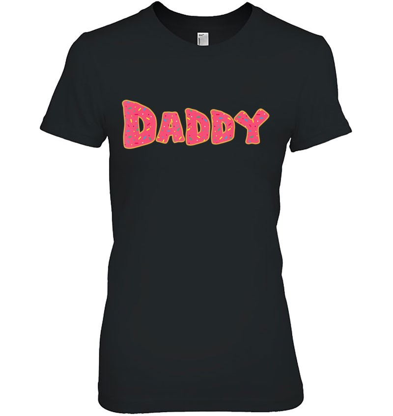 Funny Donut Cut Sprinkle Daddy Dad Food Lovers Gift Hoodie