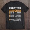 Funny Hvac Tech Gifts - Hvac Tech Hourly Rate Tee