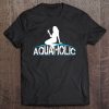 Funny Mermaid Aquaholic Drinking Tank Top Tee