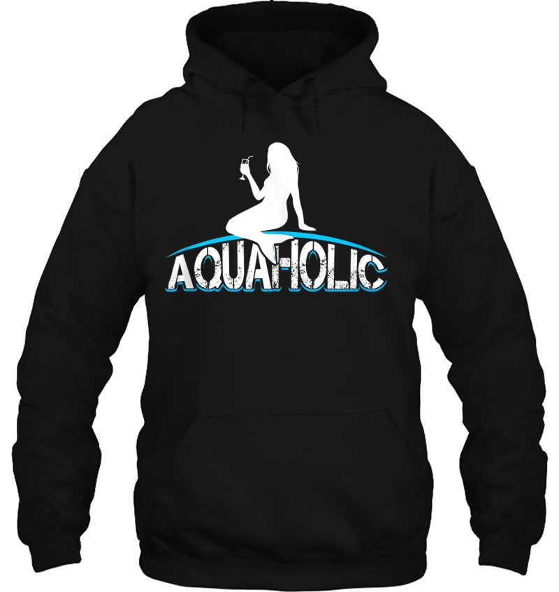 Funny Mermaid Aquaholic Drinking Tank Top Mugs