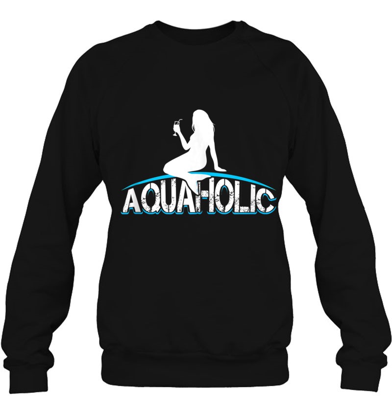 Funny Mermaid Aquaholic Drinking Tank Top Mugs