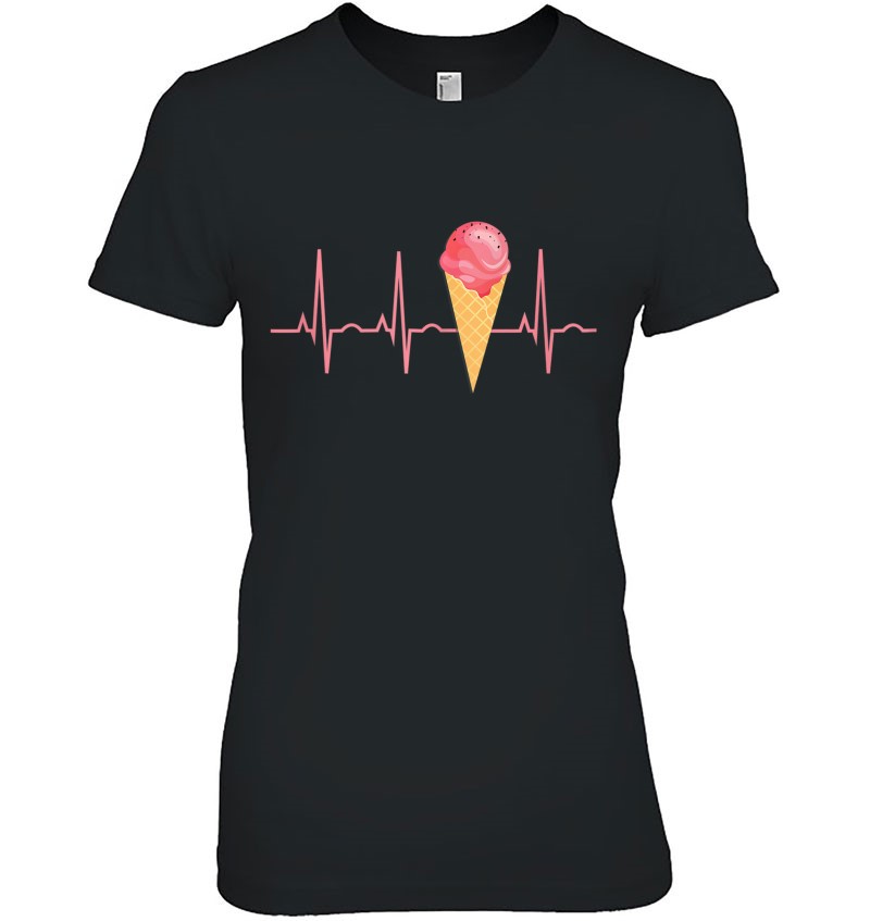 Gifts For Ice Cream Lovers Best Waffle Cone Heartbea Tank Top Ladies Tee