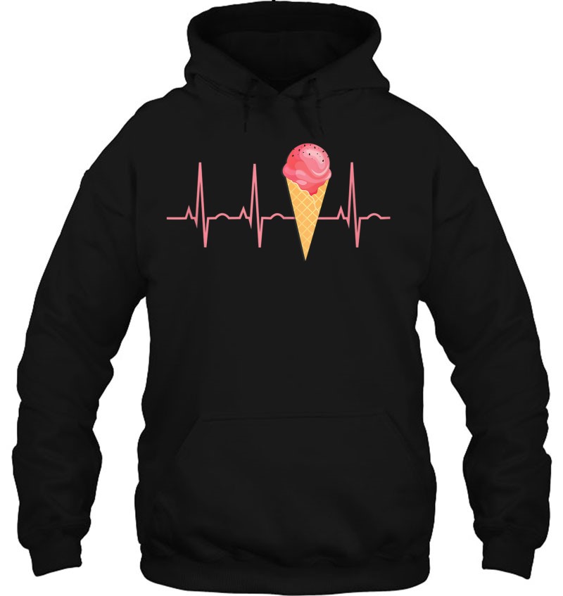 Gifts For Ice Cream Lovers Best Waffle Cone Heartbea Tank Top Hoodie