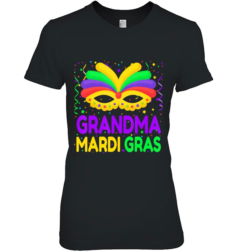 Grandma Mardi Gras Party Celebration Costume Gift Hoodie