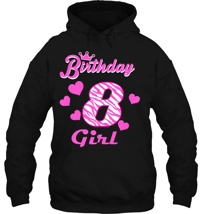 Happy Birthday Shirt, Girls 8Th Party 8 Years Old Bday Mugs