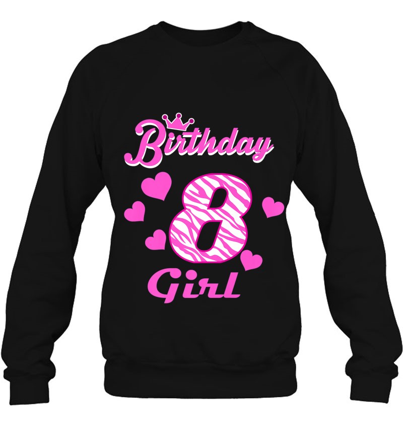 Happy Birthday Shirt, Girls 8Th Party 8 Years Old Bday Mugs