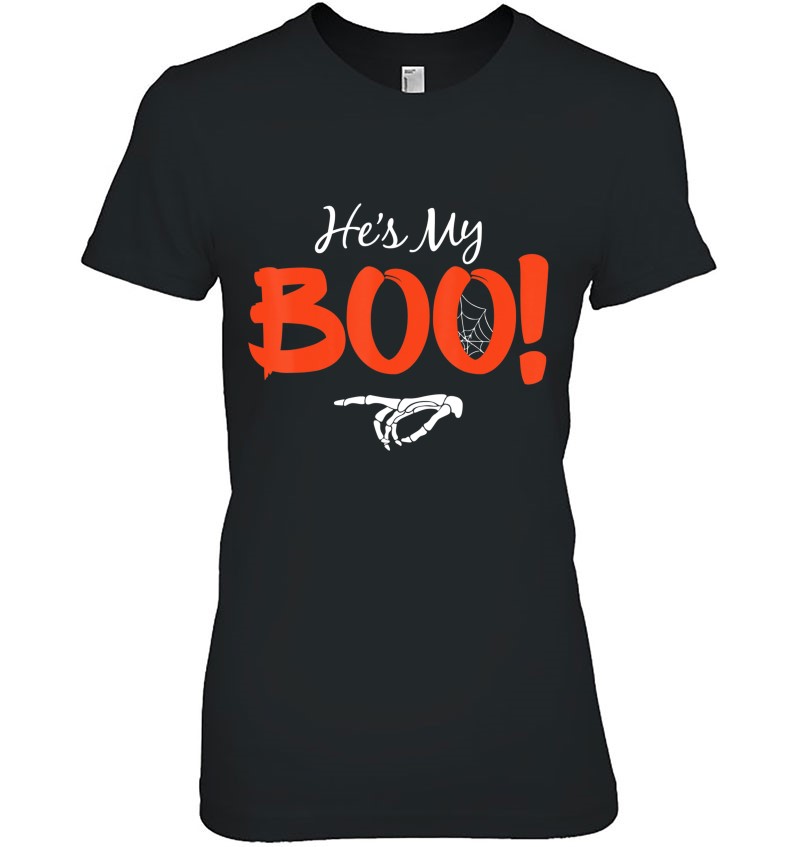 Hes My Boo Shirt - Matching Halloween Costumes For Couples Hoodie