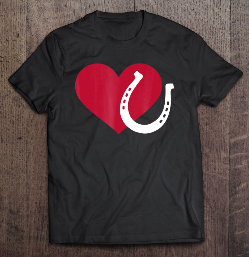 Horseshoe With Heart Shirt