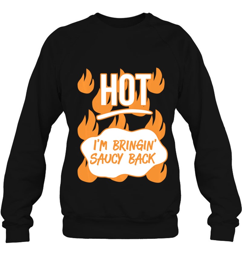 Hot Sauces Halloween Costumes I'm Bringing Saucy Back Pullover Mugs