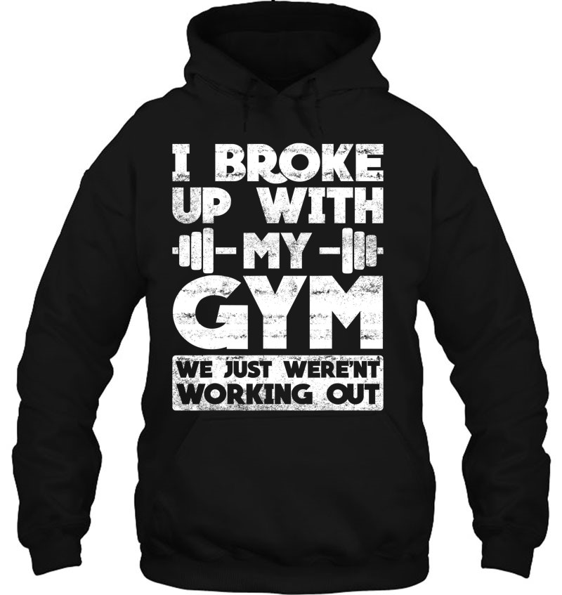 I Broke Up With My Gym Funny Fitness Workout Pun Mugs