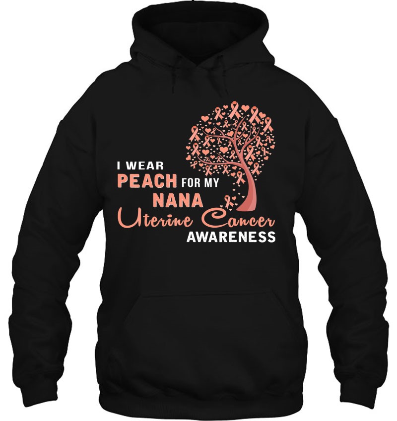 I Wear Peach For My Nana Uterine Cancer Awareness Mugs