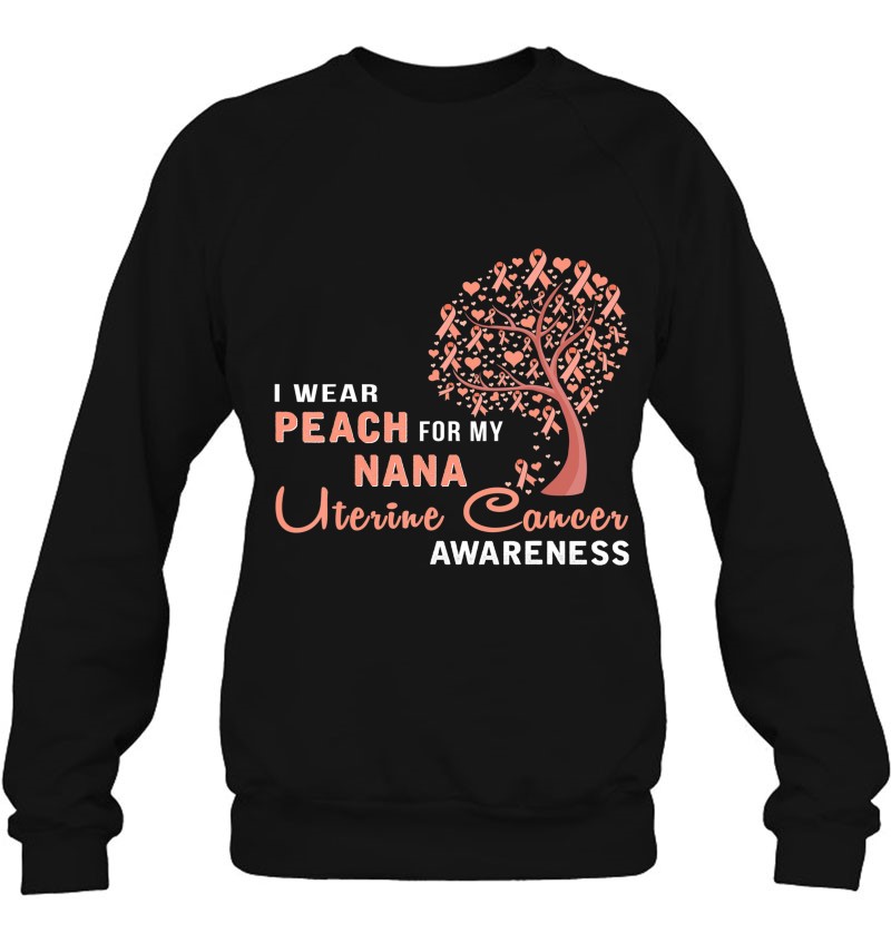 I Wear Peach For My Nana Uterine Cancer Awareness Mugs