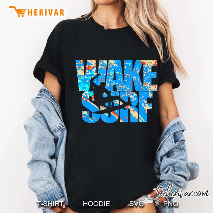 Wake Surf Wakesurfing Boat Lake Board Surfboard Ladies Tee