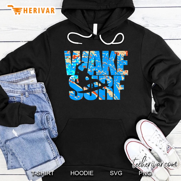 Wake Surf Wakesurfing Boat Lake Board Surfboard Hoodie