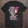 Hating Me Won't Make You Pretty Beautiful Disaster American Flag Skull Version Tee