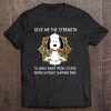 Give Me The Strength To Walk Away From Stupid People Meditating Snoopy Version Tee