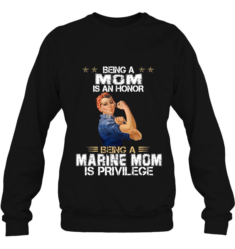 Being A Mom Is An Honor Being A Marine Mom Is Privilege Mugs