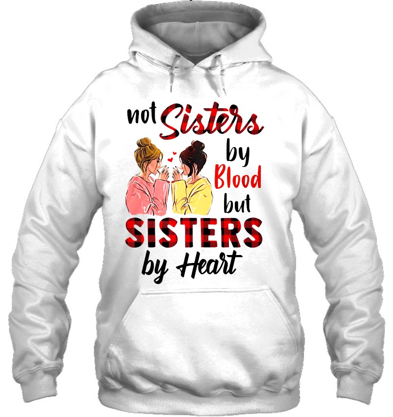 Not Sisters By Blood But Sisters By Heart Plaid Version Mugs