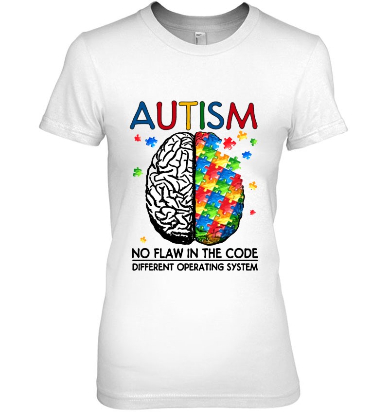 Autism No Flaw In The Code Different Operating System Hoodie