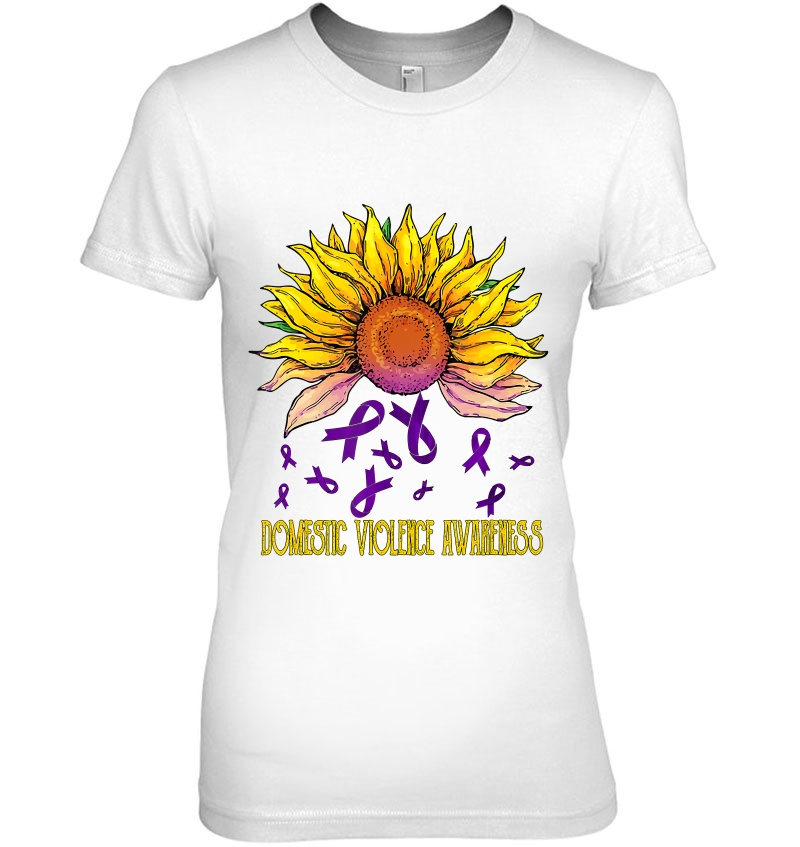 Domestic Violence Awareness Sunflower Tshirt