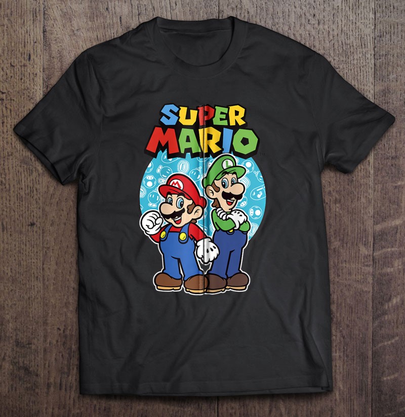Its A Me T-Shirt Manches Courtes Noir S Super Mario Luigi