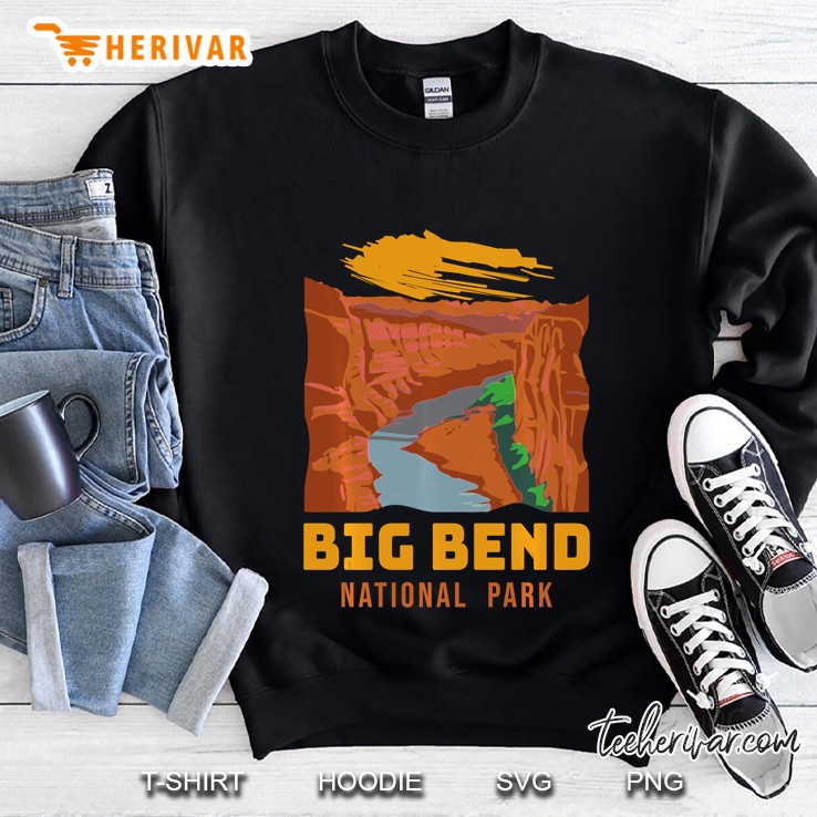 Big Bend National Park Novelty Graphic Design Sweatshirt