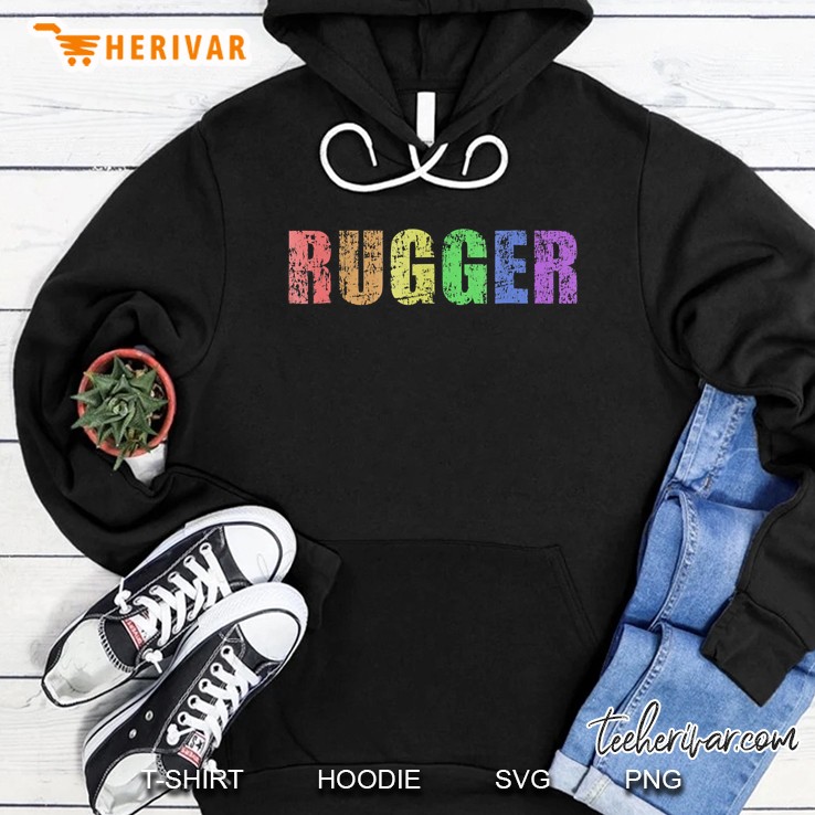 Gay Pride - Lgbt Pride Rainbow Flag Rugby Jersey Hoodie