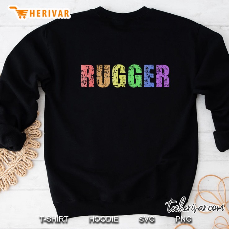 Gay Pride - Lgbt Pride Rainbow Flag Rugby Jersey Sweatshirt