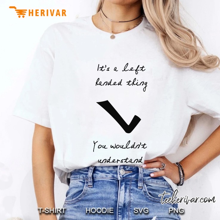 Cute Lefty Check-Mark Ladies Tee