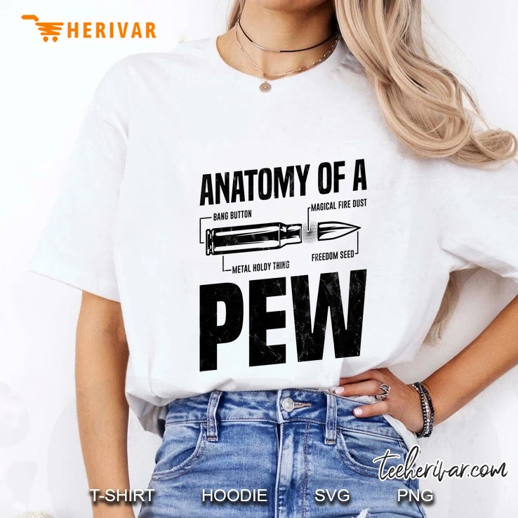 Anatomy Of A Pew Ladies Tee