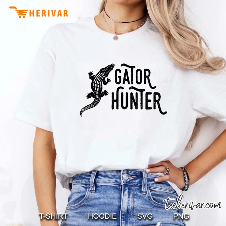 Gator Hunter , Reptile Alligator Hunting Ladies Tee